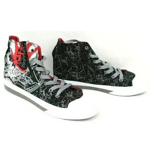 RARE New Five Finger Death Punch FFDP Knucklehead High Top Sneaker Shoes Sz 39